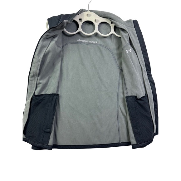 Under Armour Women Black Full Zip Lightweight Vest Athletic Performanc Garmet XL - Picture 2 of 11